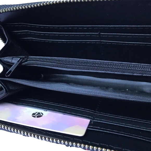 Gold tone glitter fancy elegant wallet - Picture 3 of 4